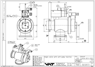 VAT 29.0 High Vacuum Angle Valve with Soft-Pump Function (DN 25 - 80) - VAT  Valves