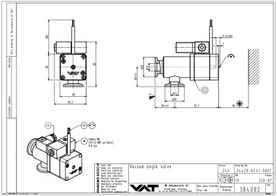 01224-KE44-0001 VAT Vakuumschieber ISOKF16 # 8 L7B 3147 