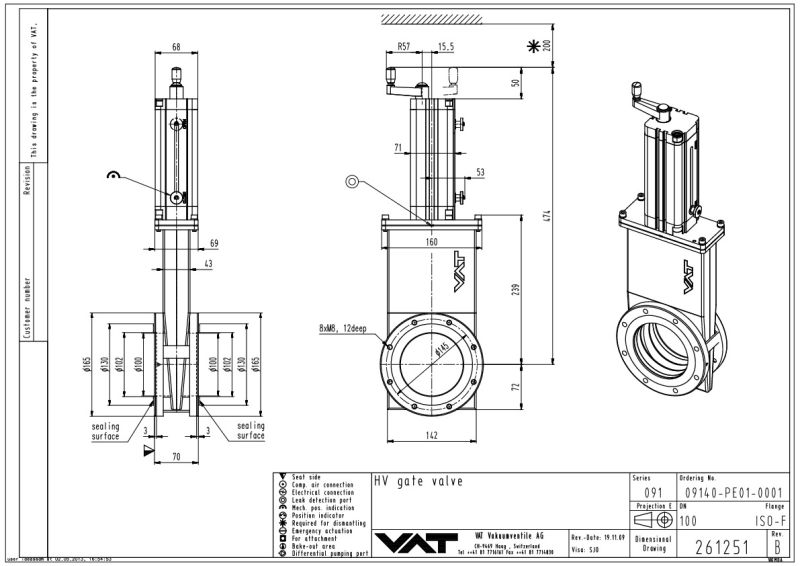 hv-gate-valve-with-wedge-design-vat-valves