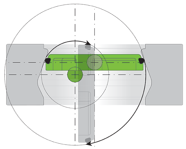 VAT HV Butterfly Control Valve - Minimized stress on plate seal through double offset design