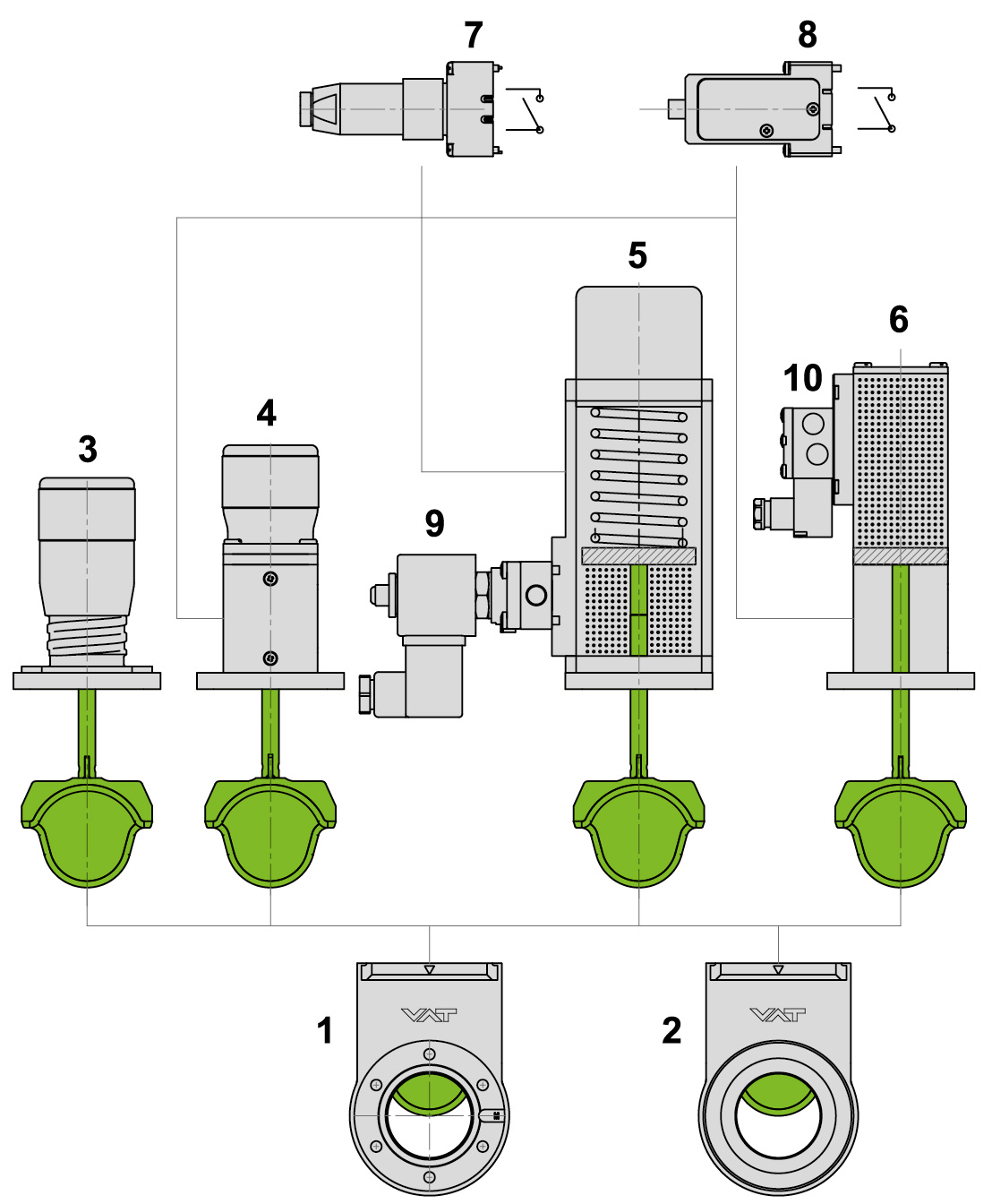 Mini UHV Gate Valve - Modular Design